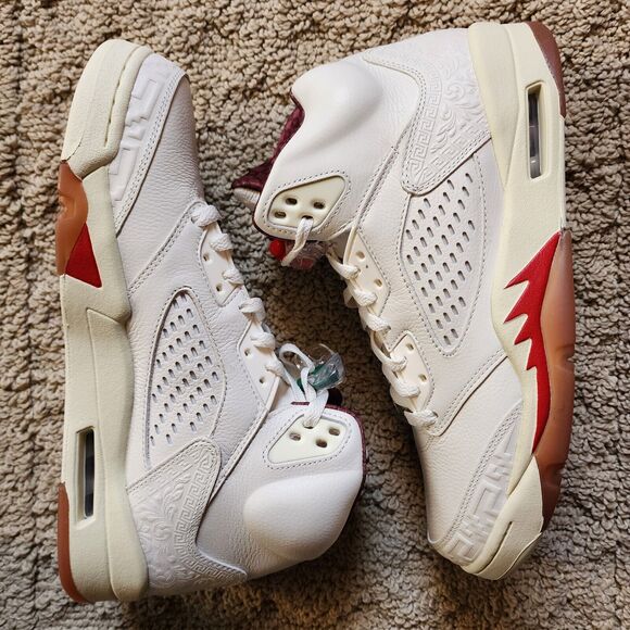 Air Jordan 5 Retro El Grito Sail Brand New Sz 9 - Picture 1 of 9